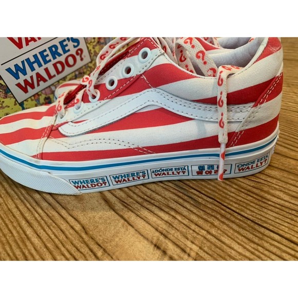 NEW Wheres Waldo vans size 3.5 - Picture 5 of 6